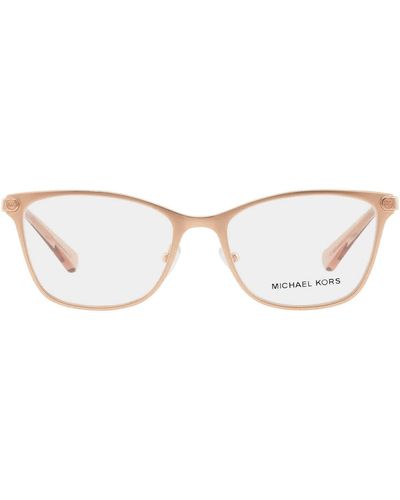 Michael Kors Demo Rectangular Ladies Eyeglasses 0mk3050 1108 51 - Brown