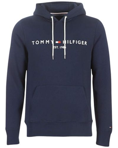 Tommy Hilfiger Sweatshirt Tommy Logo Hoody - Blue