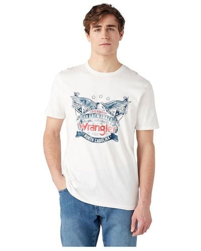 Wrangler Americana Tee T-Shirt - Blu