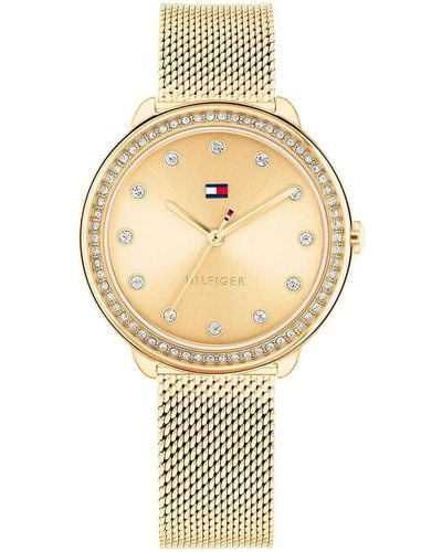 Tommy Hilfiger 1782699 Analogue Quartz Watch With Yellow Gold Stainless Steel Bracelet - Metallic