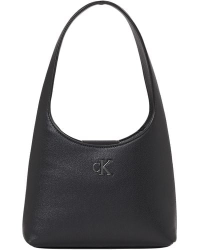 Calvin Klein Minimal Monogram A Shoulderbag - Black