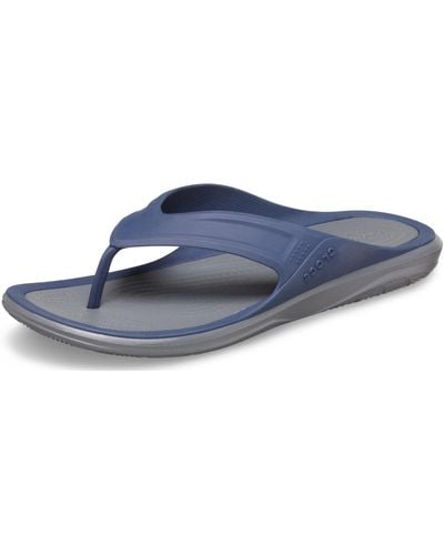 Crocs™ Swiftwater Wave Flip Flops - Blue