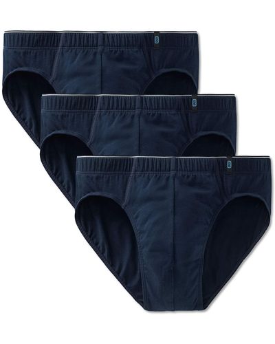 Schiesser Slip 3er Pack - Supermini, Cotton Stretch, Uni, Serie 95/5 (dunkelblau (801 Admiral), XXL (XX-Large, 3-Pack))