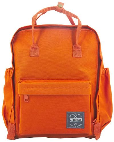 Munich Backpack Cour Medium Dark Orange - Naranja