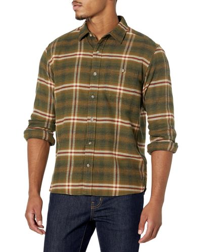 Pendleton Long Sleeve Fremont Flannel Shirt - Green