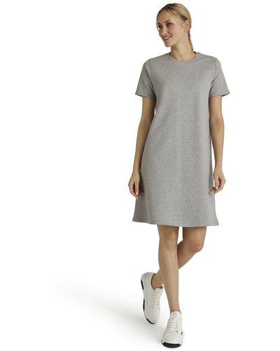 FALKE Kleid Basic Light Sweat Dress W DR Baumwolle weich hautfreundlich 1 Stück - Grau