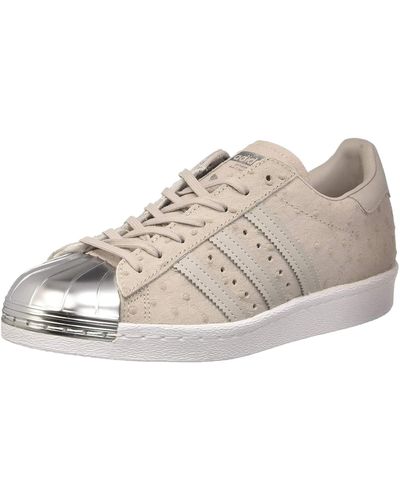 adidas Superstar 80s Metal Toe W Chaussures 7,0 Grey/Silver - Multicolore