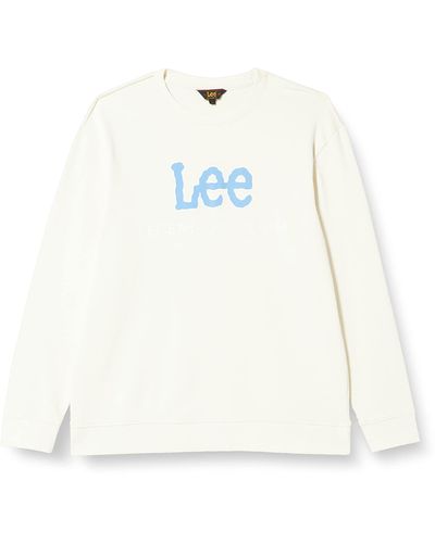Lee Jeans Legendary Denim Crew Sweatshirt - Weiß