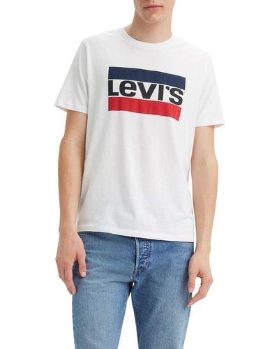 Levi's Sportswear Logo Graphic T-Shirt,White,L - Weiß