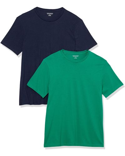 Amazon Essentials Slim-fit Short-sleeve Crewneck T-shirt - Green