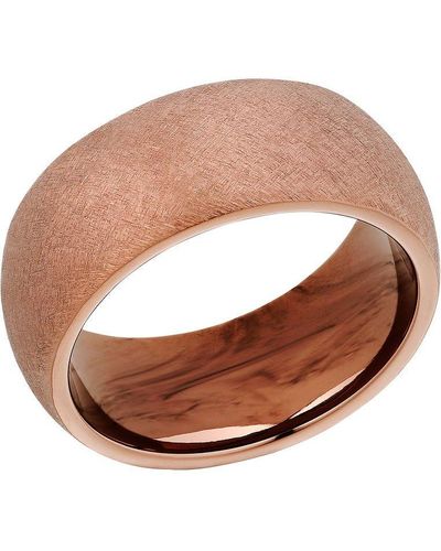 S.oliver Ring Edelstahl Ringe - Braun