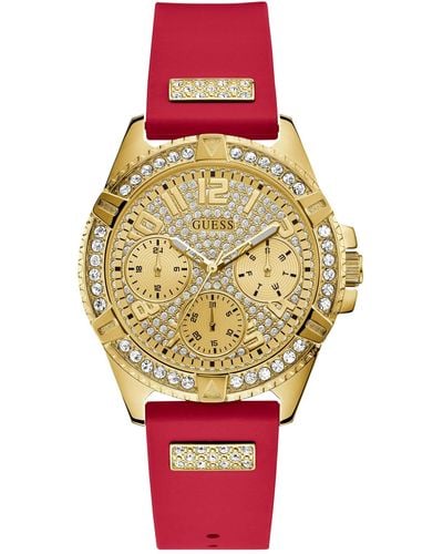 Guess Frontier Gw0045l2 Gold/red One Size
