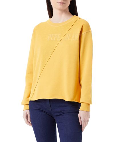 Pepe Jeans Suri, Sudaderas Mujer, Amarillo