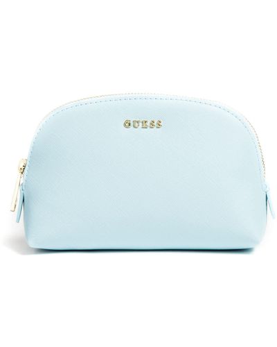 Guess Vanille Cosmetic Pouch Turquoise - Blau