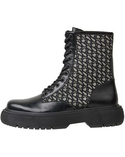 Pepe Jeans Yoko Jacquard Fashion Boot - Black