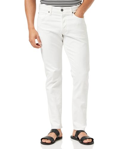 G-Star RAW 3301 Slim Fit Jeans,white
