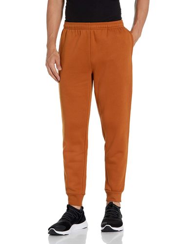 Amazon Essentials Pantaloni della Tuta in Pile Uomo - Arancione