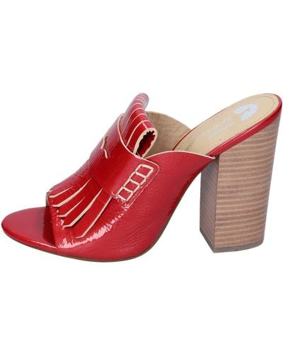Geox Sandals Womens Patent-leather Red