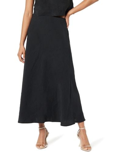 The Drop Haniyyah A-line Midi Skirt - Black