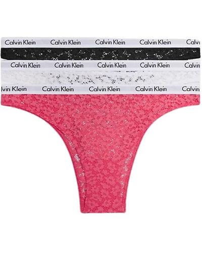 Calvin Klein 3 Pack Brazilian Briefs - Rosso