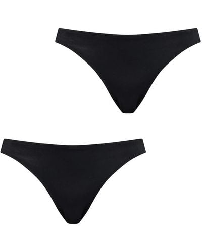 PUMA Swim Classic Bikini Bottom 2er Multipack XS S M L XL Schwarz Blau Rot Badehose Bikini Höschen 20% Elasthan