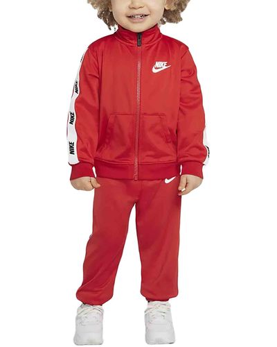 Nike Tuta da Neonato Tricot Rossa Taglia 24 M Codice 66G796-U10 - Rosso