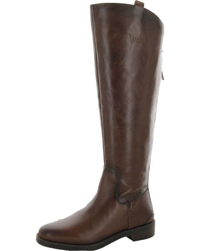 Franco Sarto Meyer Knee High Flat Boots - Brown