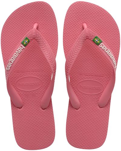 Havaianas Brasil Logo Flip flops - Pink