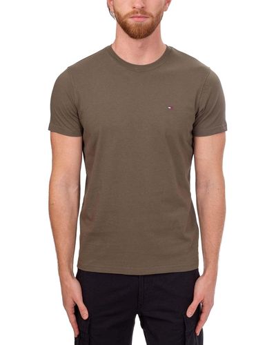 Tommy Hilfiger Shirt with Logo Flag - Size - Marron