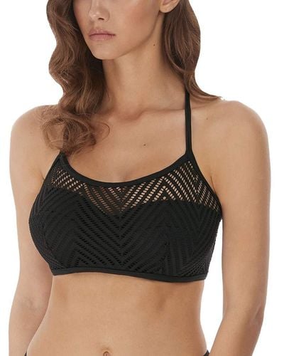 Freya Urban Convertible Concealed Underwire Bralette Bikini Top - Black