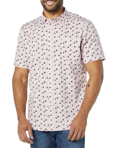 Amazon Essentials Slim-fit Short-sleeve Poplin Shirt - White