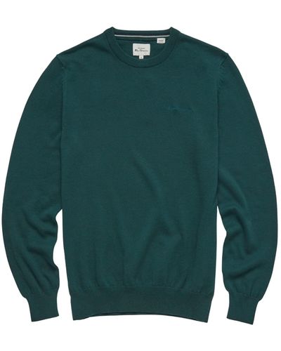 Ben Sherman Ocean Green Knitwear