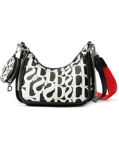 Desigual PU Shoulder Bag - Noir