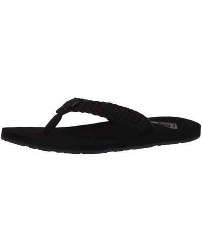 Roxy Porto Sandal Flip Flop - Noir