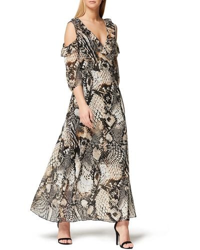 TRUTH & FABLE Maxi Floral - Brown