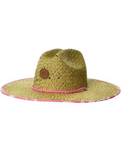 Roxy Pina To My Colada Straw Hat - Pink