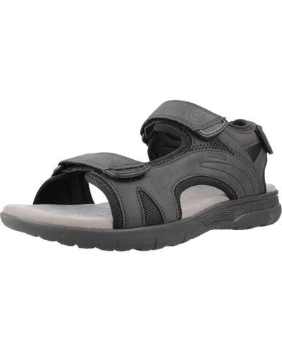 Geox U Spherica Ec5 A Sports Sandal - Black