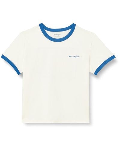 Wrangler Relaxed Ringer Shirt - Blue
