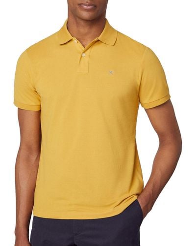 Hackett Slim Fit Logo Polo Shirt - Yellow