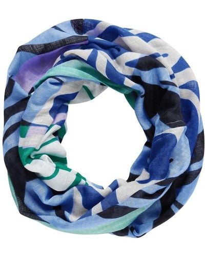 Street One Loop Schal mit Muster multicolor A - Blau