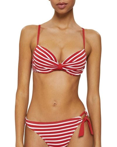Esprit Hamptons Beach Rcs Pad.bra Bikini - Rood
