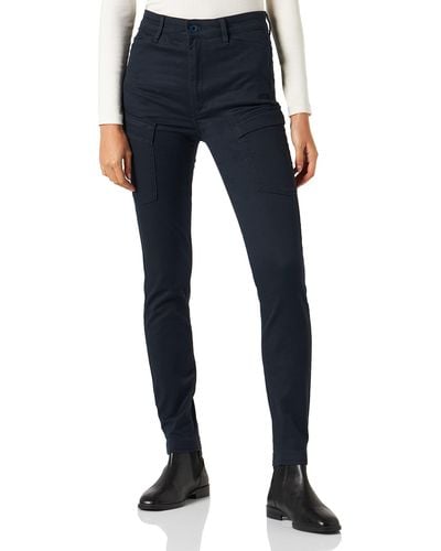 G-Star RAW Kafey Cargo Ultra High Skinny Pants - Blu