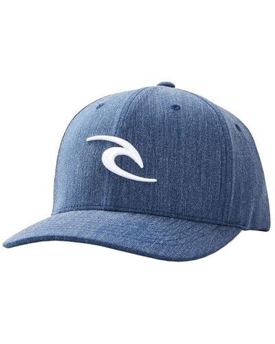 Rip Curl Tepan Flexfit Cap blau 2022 Kopfbedeckung