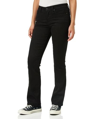 Levi's 315 Shaping Bootcut Jeans Black and Black - Noir