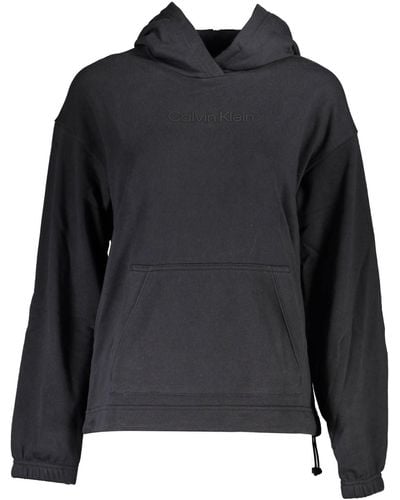 Calvin Klein Pullover Hoodie 00GWS3W300 - Schwarz