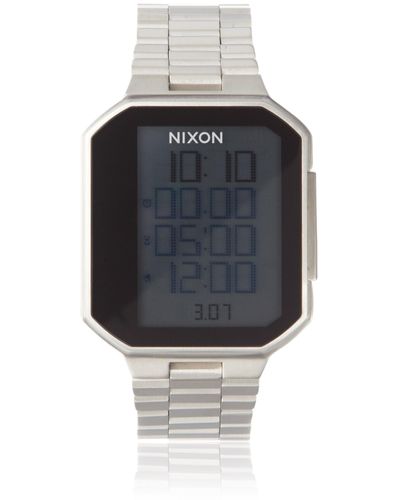 Nixon A323000-00 Stainless-steel Quartz Watch With Black Dial - Grey