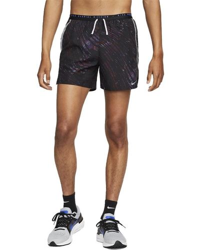 Nike Dri-fit Run Division Stride 5" Brief-lined Running Shorts - Multicolour