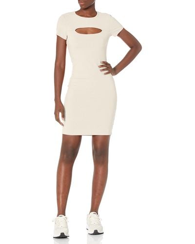 Guess Short Sleeve Eco Lana Dress - White