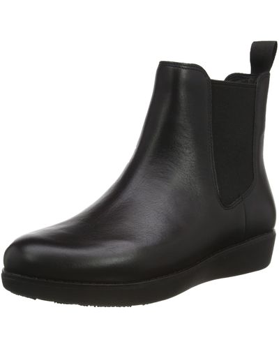 Fitflop Sumi Chelsea Boot Waterproof Leather - Black