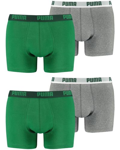 PUMA Basic Boxer Unterwäsche - Grün